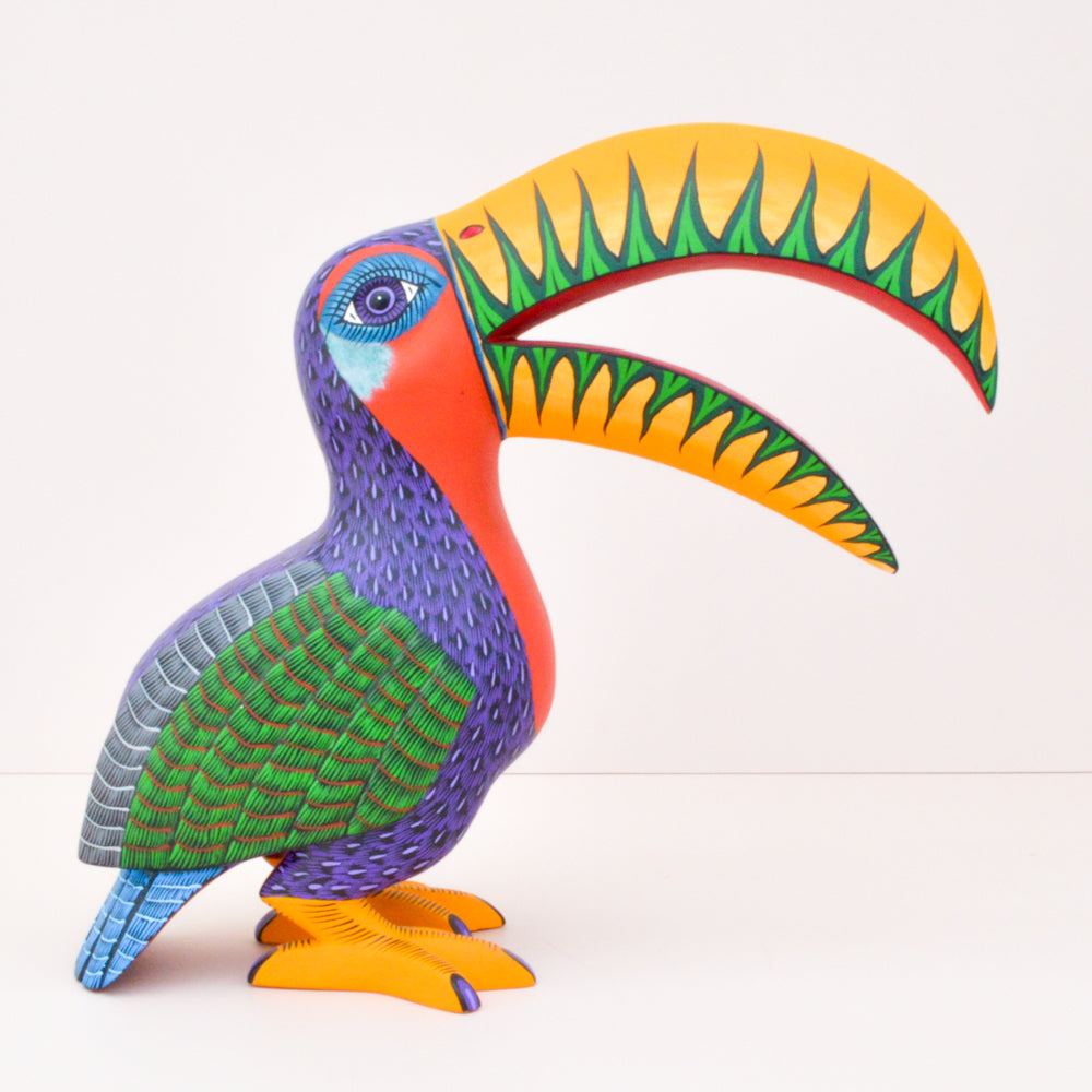 Toucan Alebrije Magia Mexica  Oaxacan Wood Carving Handcrafts