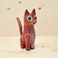 Alebrije Cat Oaxacan Wood Carving - magiamexica.com