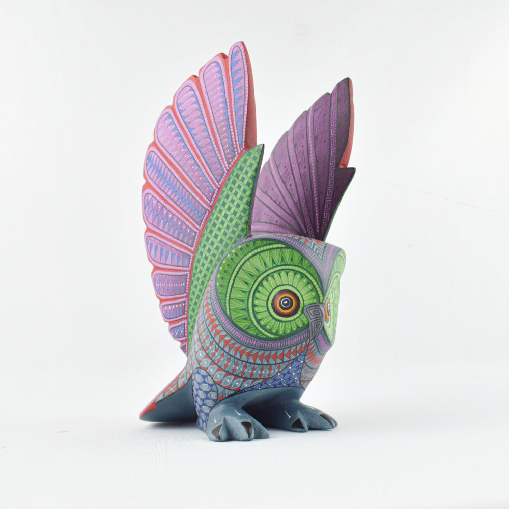 Owl Alebrije For Sale Oaxacan Wood Carving - magiamexica.com