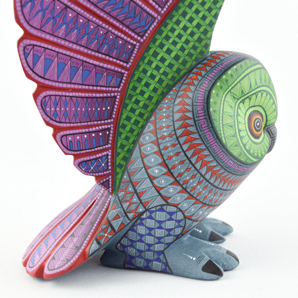 Owl Alebrije For Sale Oaxacan Wood Carving - magiamexica.com