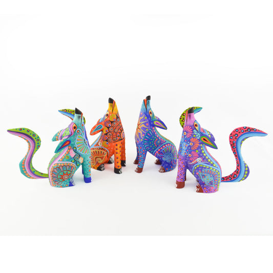 Fox Alebrije Oaxacan Wood Carving