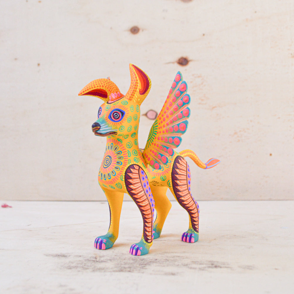 Dante Alebrije Oaxacan Wood Carving - magiamexica.com