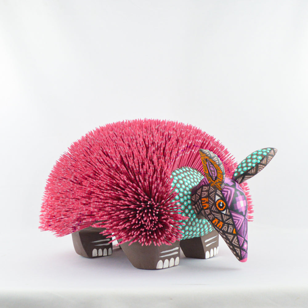 Alebrije Porcupine Oaxacan Wood Carving - magiamexica.com