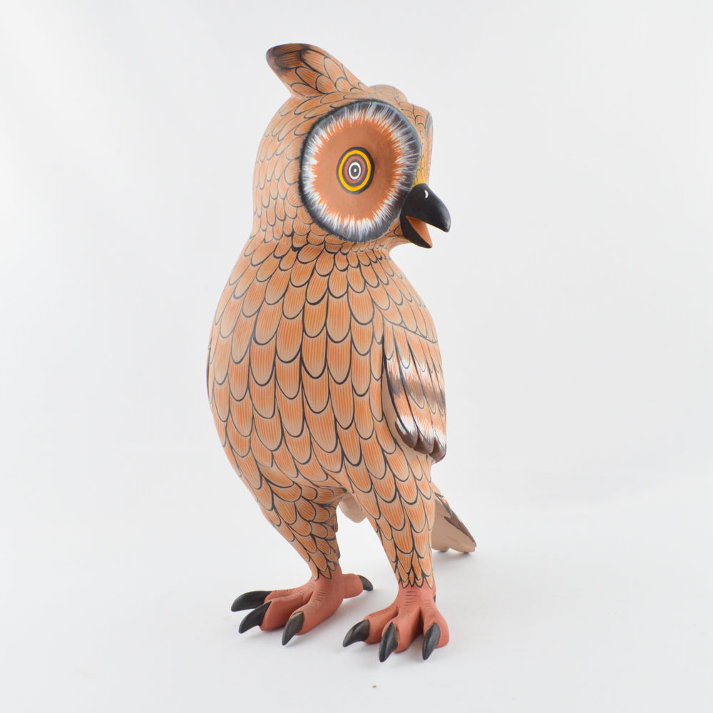 Alebrije Owl Oaxacan Wood Carving - magiamexica.com