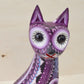 Alebrije Cat Oaxacan Wood Carving - magiamexica.com