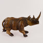 Rhino Wood Carving Sculpture