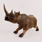 Rhino Wood Carving Sculpture