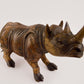 Rhino Wood Carving Sculpture