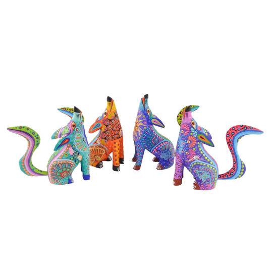 Fox Alebrije Oaxacan Wood Carving