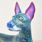 Xoloitzcuintle Alebrije Wood Carving - magiamexica.com