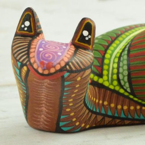 Snail Alebrije Oaxacan Wood Carving - Alebrije Huichol Mexican Folk art magiamexica.com