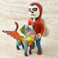 Alebrije Oaxacan Wood Carving Coco Set - Magia Mexica