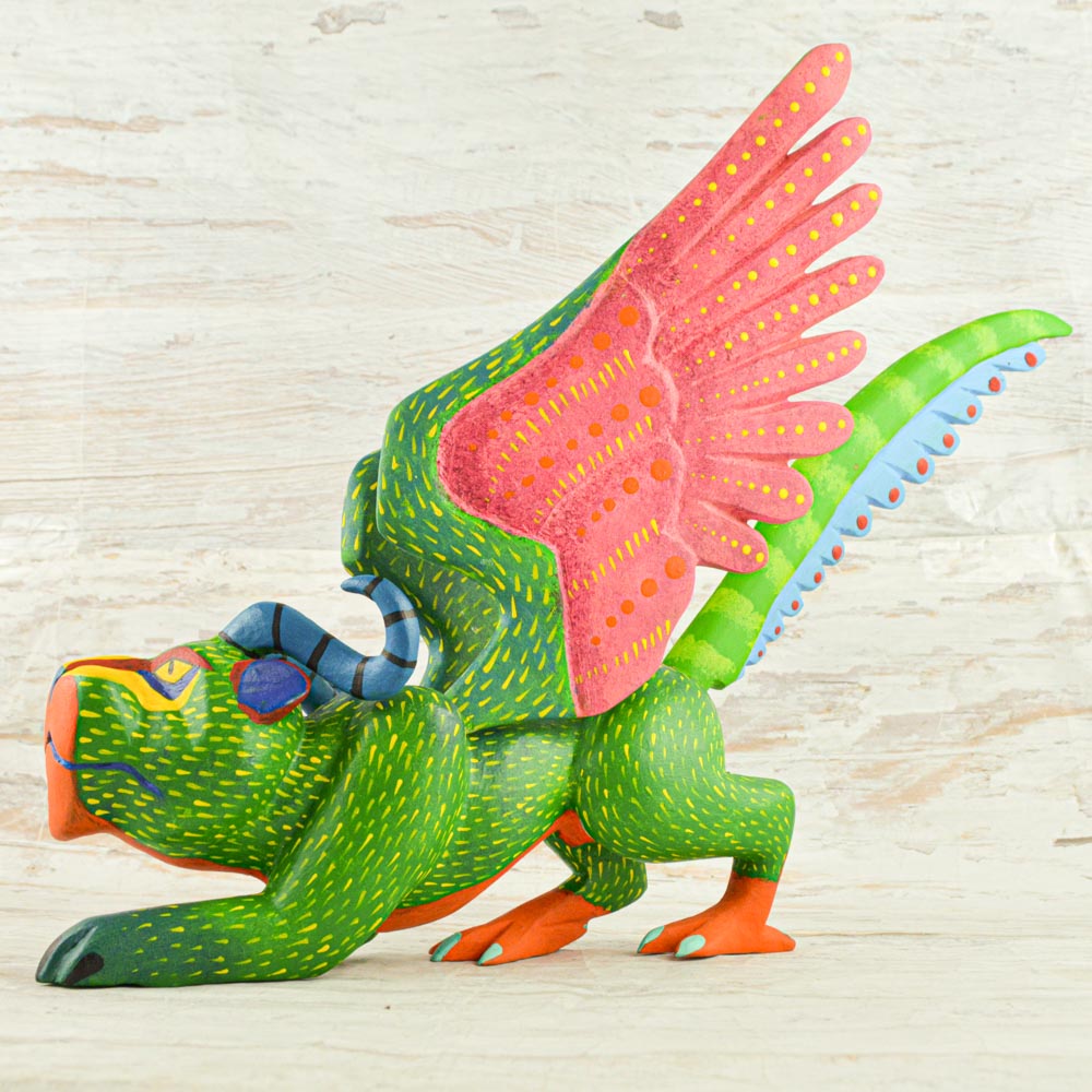 Alebrije Oaxacan Wood Carving Coco Set - Magia Mexica