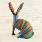 Deer Armadillo Alebrije Oaxacan Wood Carving - Alebrije Huichol Mexican Folk art magiamexica.com