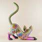 Alebrije Oaxacan Wood Carving Cat - Magia Mexica