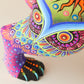 Alebrije Oaxacan Wood Carving Cat - Magia Mexica