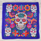 Embroidered Pillow Cover | Blue 3 - Magia Mexica