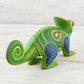 Chameleon Alebrije Fragile Artpiece - Magia Mexica 