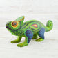 Chameleon Alebrije Fragile Artpiece - Magia Mexica 