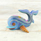 Alebrije Oaxacan Wood Carving Whale  - Magia Mexica