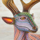 Alebrije Oaxacan Wood Carving Deer - Magia Mexica