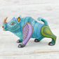 Alebrije Oaxacan Wood Carving Rhino - Magia Mexica