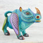 Alebrije Oaxacan Wood Carving Rhino - Magia Mexica