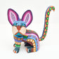 Cat Alebrije Oaxacan Wood Carving  - Magia Mexica