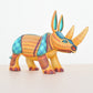 Rhino Alebrije Oaxacan Wood Carving