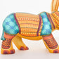 Rhino Alebrije Oaxacan Wood Carving