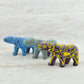 Huichol Art Beaded Animals Bears - Magia Mexica 