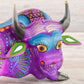 Bison Alebrije Oaxacan Wood Carving - Alebrije Huichol Mexican Folk art magiamexica.com