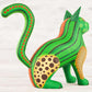 Cat Alebrije Oaxacan Wood Carving - Alebrije Huichol Mexican Folk art magiamexica.com