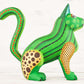 Cat Alebrije Oaxacan Wood Carving - Alebrije Huichol Mexican Folk art magiamexica.com