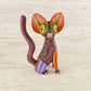 Cat Alebrije Wood Carving Oaxacan - Alebrije Huichol Mexican Folk art magiamexica.com