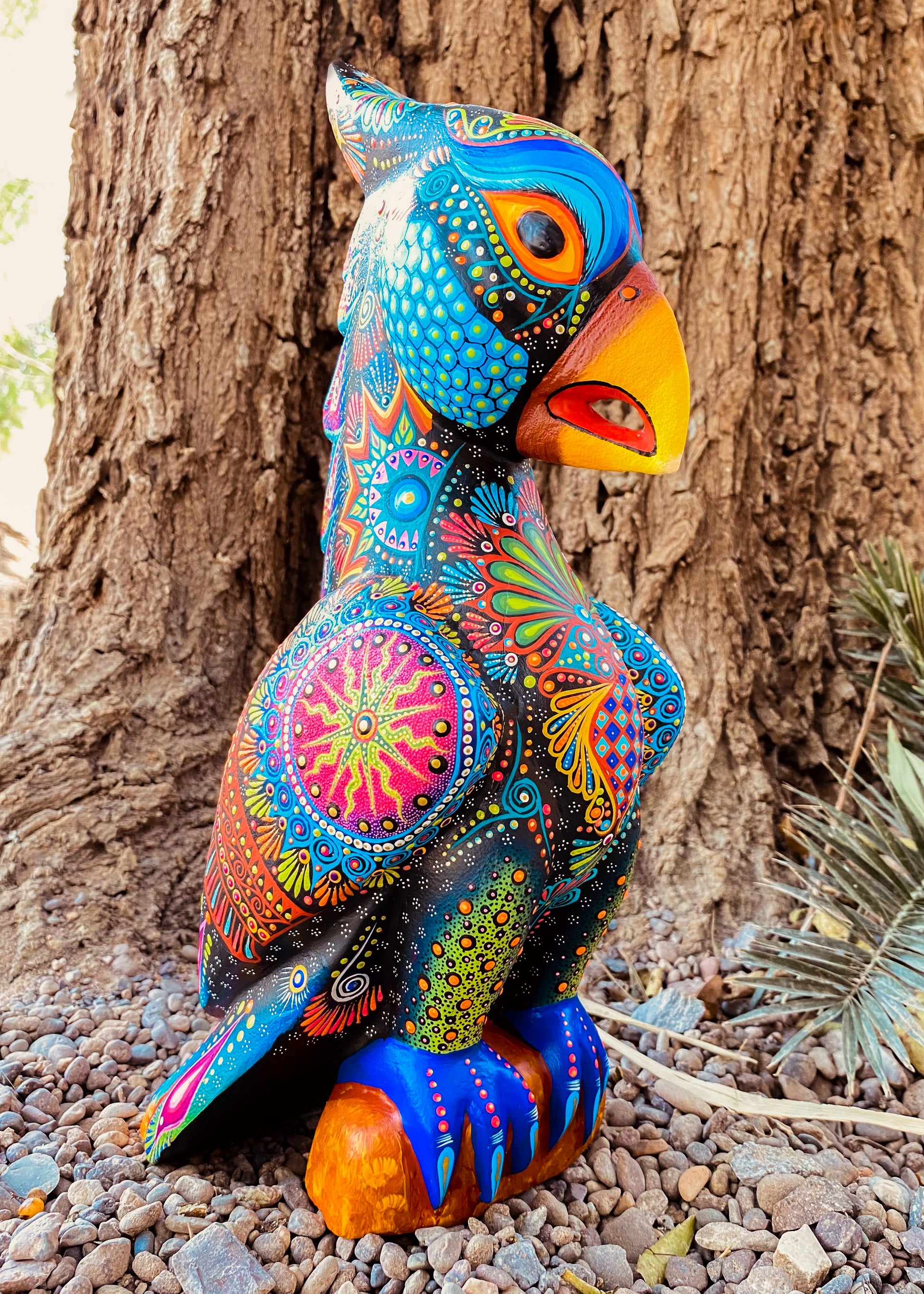 Eagle Alebrije Oaxacan Wood Carving - magiamexica.com