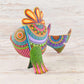 Mandala Fish Alebrije Wood Carving - Alebrije Huichol Mexican Folk art magiamexica.com