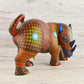 Rhino Alebrije Oaxacan Wood Carving - Alebrije Huichol Mexican Folk art magiamexica.com