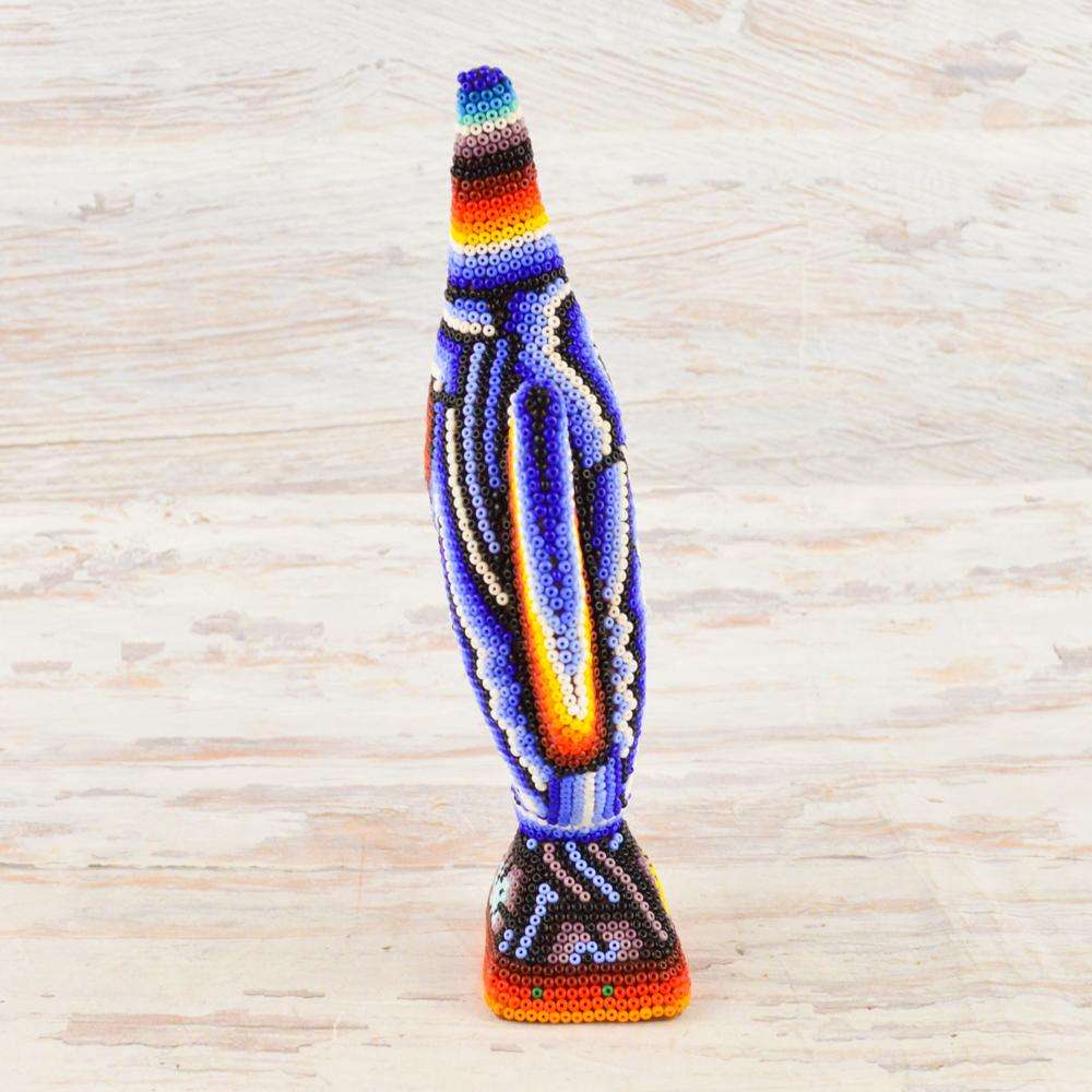 Magia Mexica H493 Sailfish online Huichol Art Mexican Hand Beaded Crafts Nayarit Jalisco Peyote Wixarika