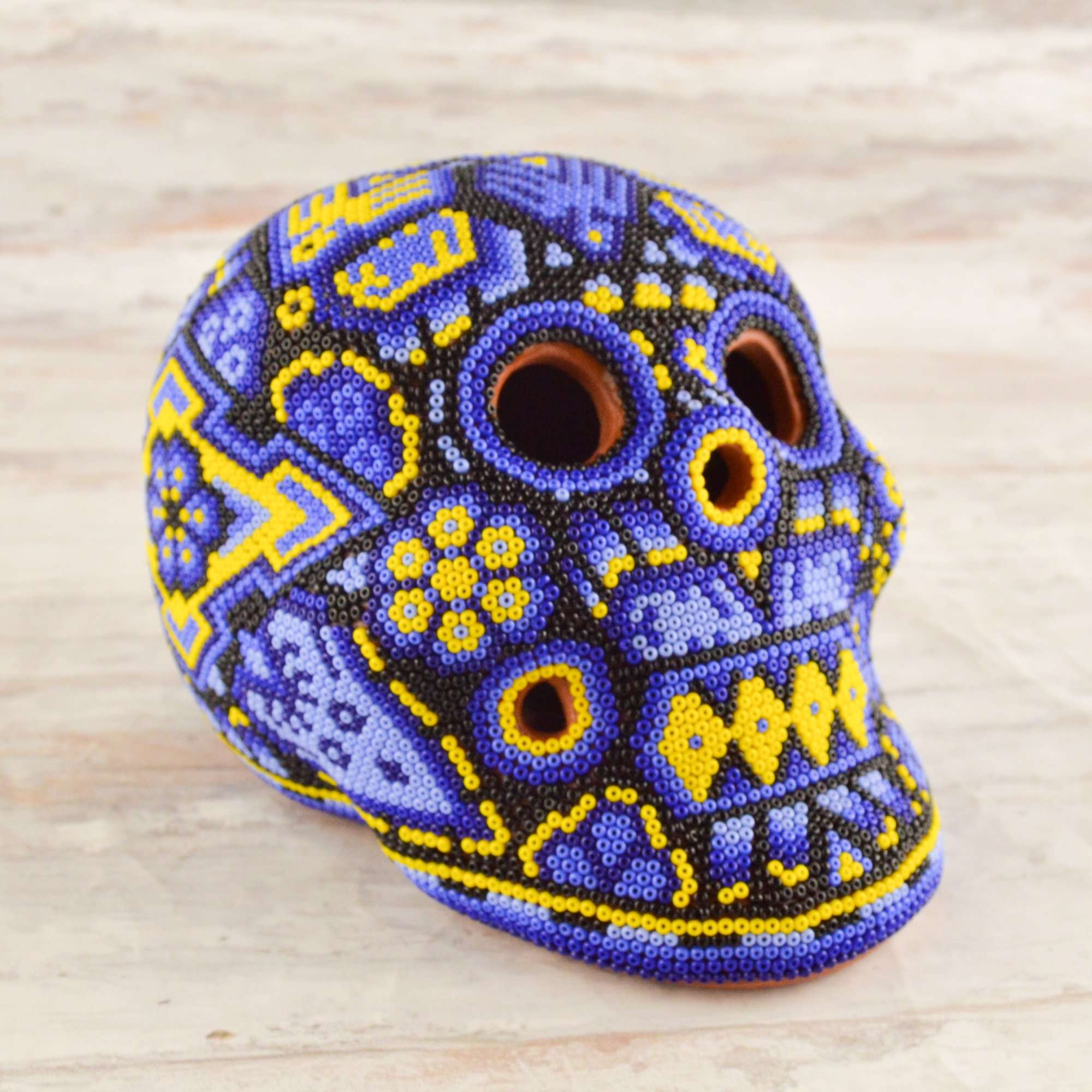 Mexican hot sale beaded skull