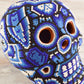 Skull Huichol Art - Alebrije Huichol Mexican Folk art magiamexica.com